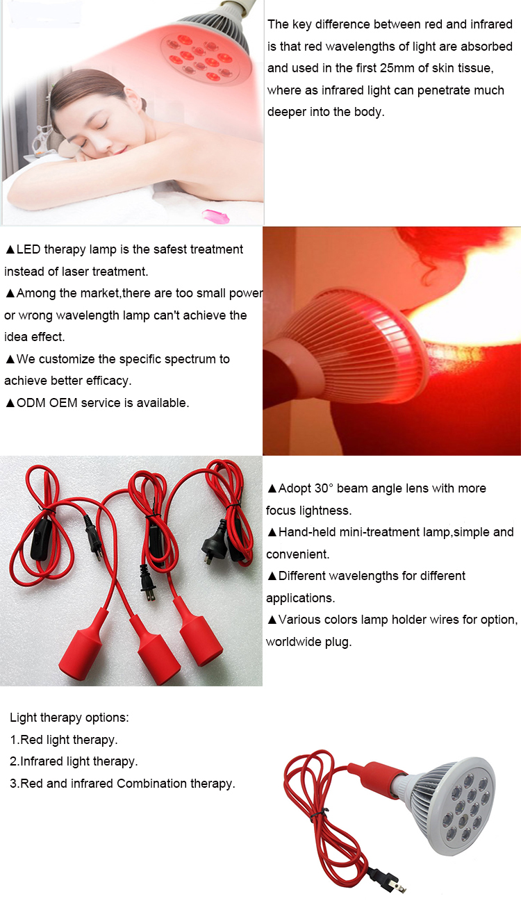 ashine 24w red light therapy bulb