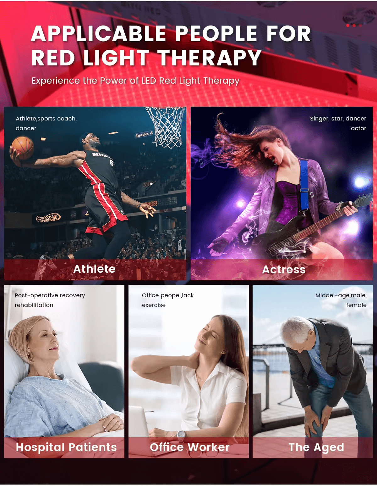 ashine commercial red light therapy bed