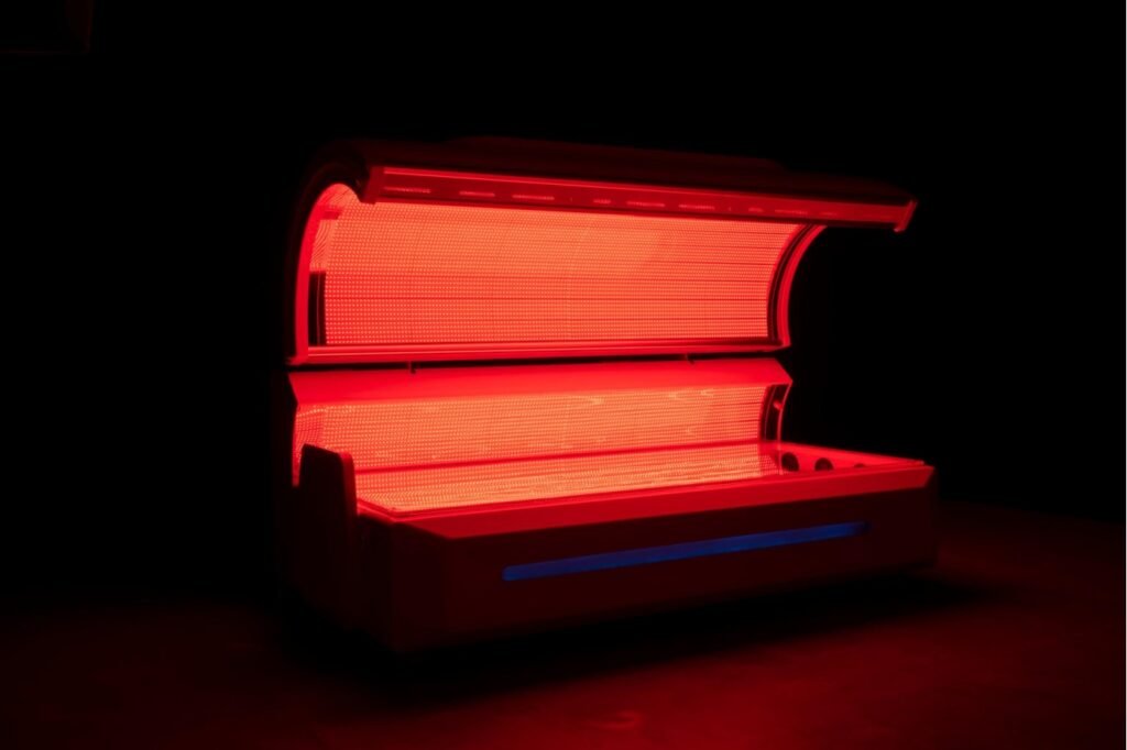 ashine led red light bed